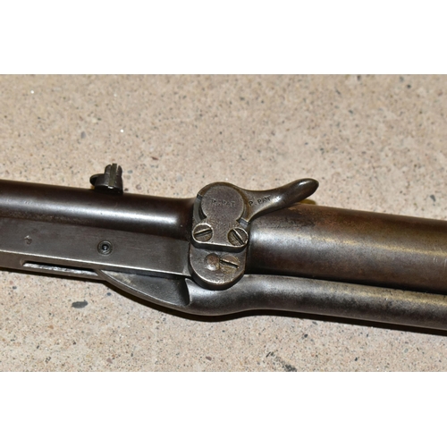 168 - A .177'' B.S.A. AIR RIFLE, serial number 15173, fitted with a pistol grip stock and spade handle co... 