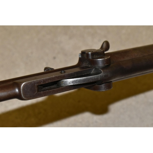 168 - A .177'' B.S.A. AIR RIFLE, serial number 15173, fitted with a pistol grip stock and spade handle co... 