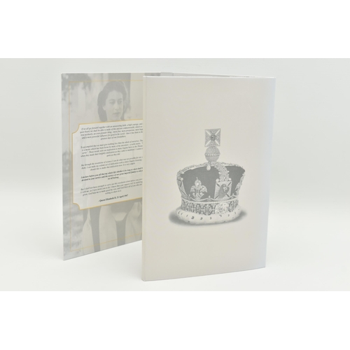 149 - THE LONDON MINT OFFICE 12X ELIZABETH II ALBUM, to include 10X gold layered coins of Elizabeths life,... 