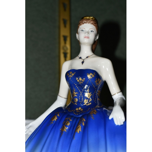 383 - A GROUP OF ROYAL DOULTON FIGURINES AND NAO FIGURES, Royal Doulton figurines comprising a boxed limit... 