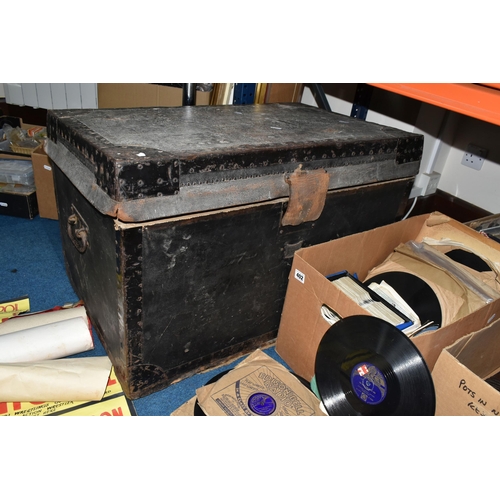 402 - AN ASSORTMENT OF 1920s MUSIC PARAPHANALIA AND MIXED SUNDRIES to include a late Victorian W. Insall B... 