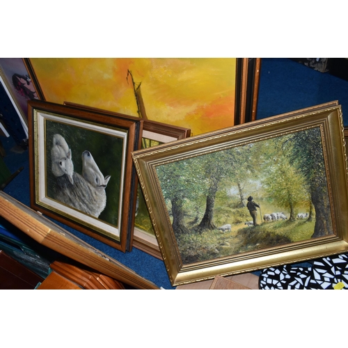 478 - AN ASSORTMENT OF PAINTINGS, FRAMED PRINTS, AND MIXED SUNDRIES to include a variety of framed paintin... 