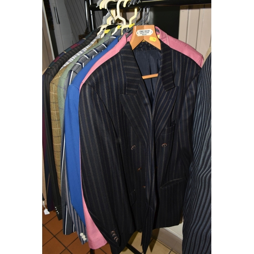 501 - A QUANTITY OF GENTLEMEN'S JACKETS AND LADIES' EVENING WEAR, comprising seventeen men's assorted jack... 