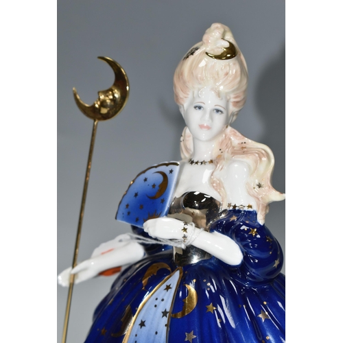 324 - A COALPORT THE MILLENNIUM BALL 'MOON' FIGURINE, limited edition with certificate numbered 1395/2500,... 