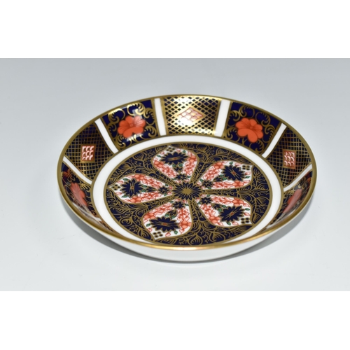 329 - A ROYAL CROWN DERBY IMARI 1128 TRINKET DISH, of circular form, diameter 10.5cm (1) (Condition Report... 