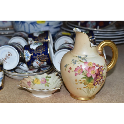 348 - A VARIETY OF MASONS DINNERWARE, A BOOTHS COFFEE SET ETC, to include two soup tureens and accompanyin... 