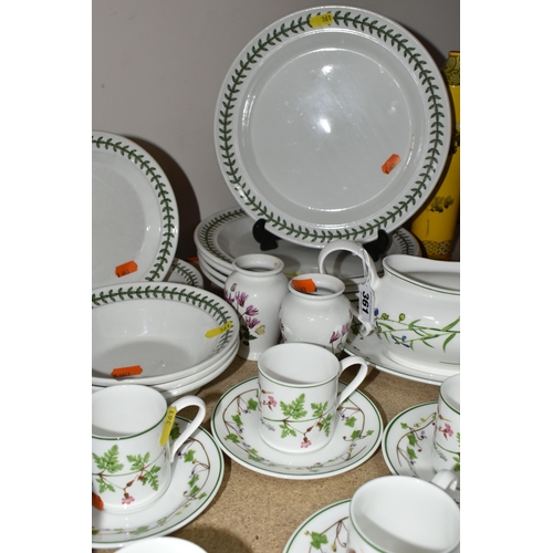 361 - A QUANTITY OF PORTMEIRION KITCHENWARE AND OTHER PLATES to include six coffee cups and saucers, a sau... 