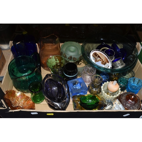 363 - SIX BOXES OF ASSORTED GLASSWARE to include five boxes of clear glassware consisting a variety of gla... 