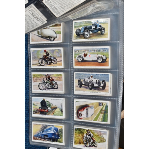 437 - ONE BOX & THREE FRAMED collections of Cigarette Cards in complete, part sets and odds together with ... 