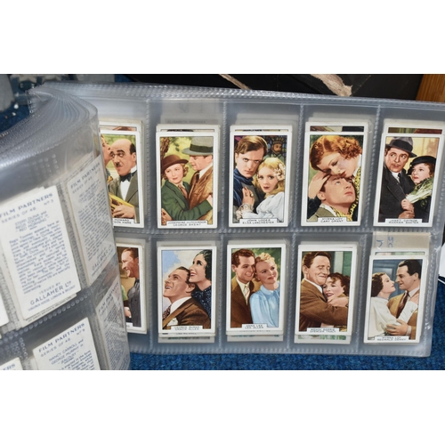 437 - ONE BOX & THREE FRAMED collections of Cigarette Cards in complete, part sets and odds together with ... 