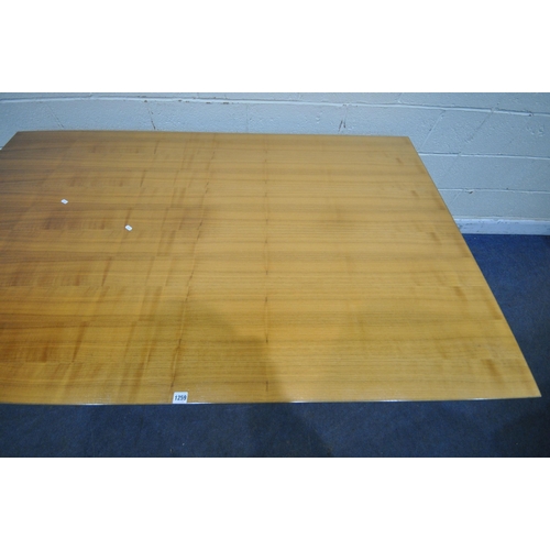 1259 - A LARGE RECTANGULAR DINING TABLE, length 180cm x depth 110cm x height 76cm (condition report: genera... 