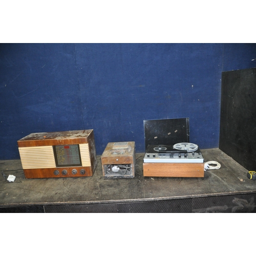 1066 - A TANDBERG SERIES 3000X REEL TO REEL PLAYER, a Megger Line Earth Loop Tester and a 'The Barker' 534 ... 