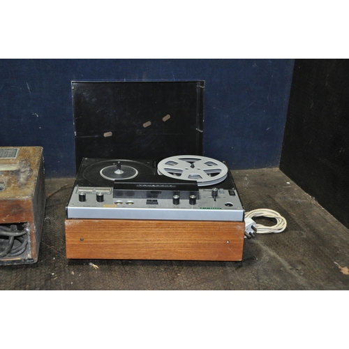 1066 - A TANDBERG SERIES 3000X REEL TO REEL PLAYER, a Megger Line Earth Loop Tester and a 'The Barker' 534 ... 