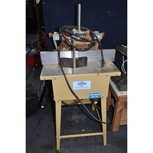 1104 - A SCHEPPACH HF-33 SPINDLE MOULDER table width 61cm height 87cm 240v (PAT pass and working)