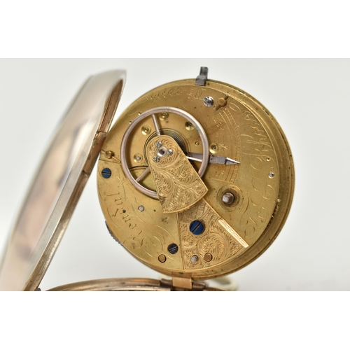 45 - TWO SILVER POCKET WATCHES, the first an open face pocket watch, key wound movement, signed 'Rhodes K... 