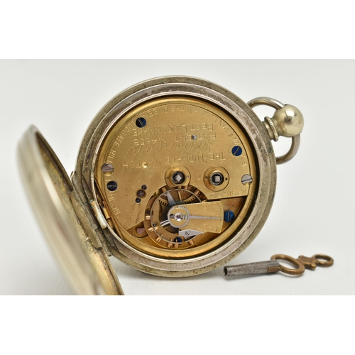 46 - A 'J W BENSON, THE LUDGATE WATCH' OPEN FACE POCKET WATCH, key wound movement, dial signed 'J W Benso... 