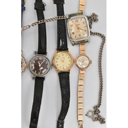 68 - A SELECTION OF WATCHES, to include a SMITHS 'Astral' watch with Smiths box, case diameter approx. 17... 