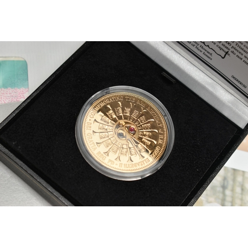 114 - A STRONG BOX CONTAINING MIXED COINAGE, to include a Royal Mint Jamaica boxed $25 Dollar Silver Proof... 