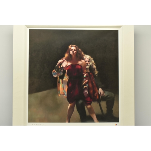 314 - ROBERT LENKIEWICZ (1941-2002) 'THE PAINTER WITH JANINE PECORINI', an artist proof edition proof prin... 