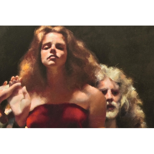 314 - ROBERT LENKIEWICZ (1941-2002) 'THE PAINTER WITH JANINE PECORINI', an artist proof edition proof prin... 