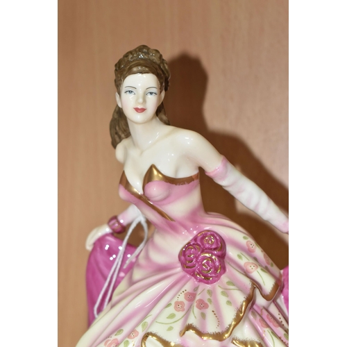 393 - FOUR ROYAL DOULTON FIGURES, comprising a boxed Grace HN5248 'Figure of the Year 2009', a boxed Prett... 