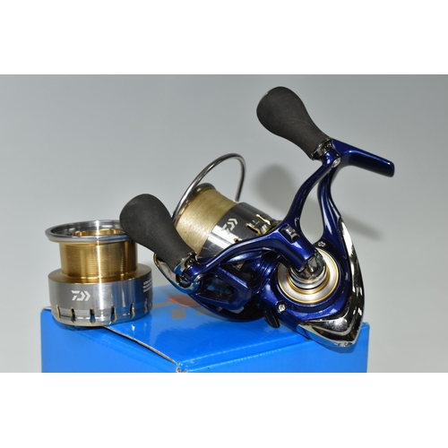 411 - A BOXED DAIWA TDR 3012 QD-DH FISHING REEL, complete with spare spool and instructions, Condition Rep... 