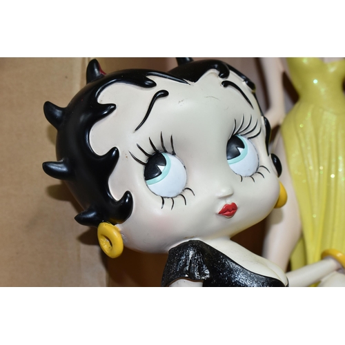 424 - THREE RESIN BETTY BOOP FIGURES, 'Westland Giftware' comprising 'Nurse Betty', 'Betty in Yellow Glitt... 