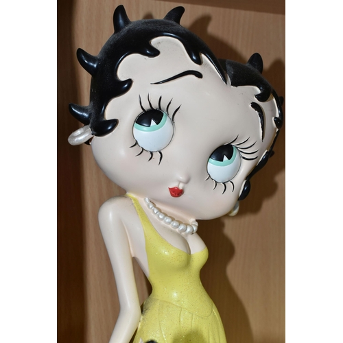 424 - THREE RESIN BETTY BOOP FIGURES, 'Westland Giftware' comprising 'Nurse Betty', 'Betty in Yellow Glitt... 