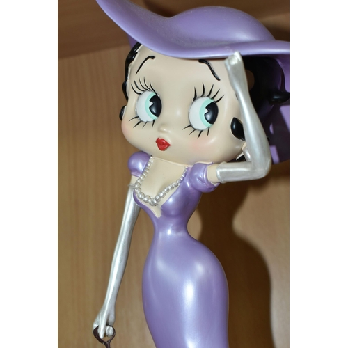 428 - A GROUP OF FOUR RESIN BETTY BOOP FIGURES, 'Westerland Figures', comprising 'Betty Walking Pudgy', 'B... 