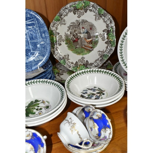 439 - A QUANTITY OF DINNERWARE FROM NAMED MANUFACTURERS to include an assortment of Portmeirion 'Botanical... 