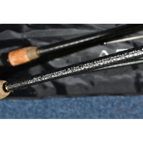 445 - A DRENNAN ACOLYTE  ULTRA 15FT FLOAT ROD, together with the bottom two sections of a 14ft Drennan Aco... 