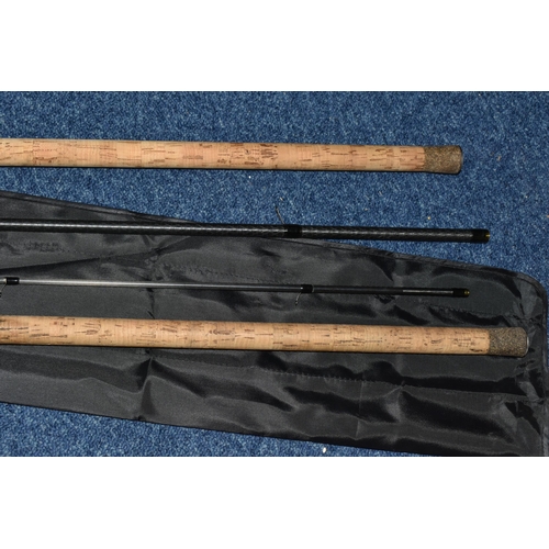 445 - A DRENNAN ACOLYTE  ULTRA 15FT FLOAT ROD, together with the bottom two sections of a 14ft Drennan Aco... 