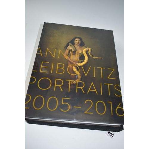 490 - A BOXED ANNIE LEIBOVITZ 'PORTRAITS 2005-2016'  ART TABLE BOOK, with original dust jacket (1) (Condit... 