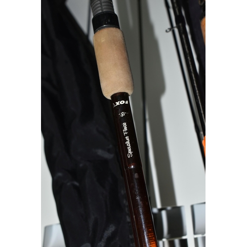 530 - SIX ASSORTED COURSE FISHING RODS, comprising a Daiwa13ft Tournament Match rod, Daiwa Emblem 12ft 2 3... 