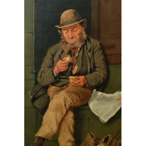 634 - HENRY SPERNON TOZER (1864-1955) 'LUGGER', a late 19th century genre portrait of an elder male figure... 