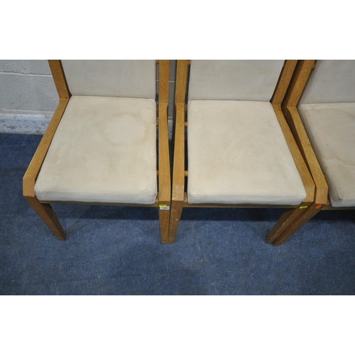 1303 - A SET OF FOUR OAK FURNITURE VILLAGE ELEPHANT CHAIRS (condition report: upholstery in need of a clean... 