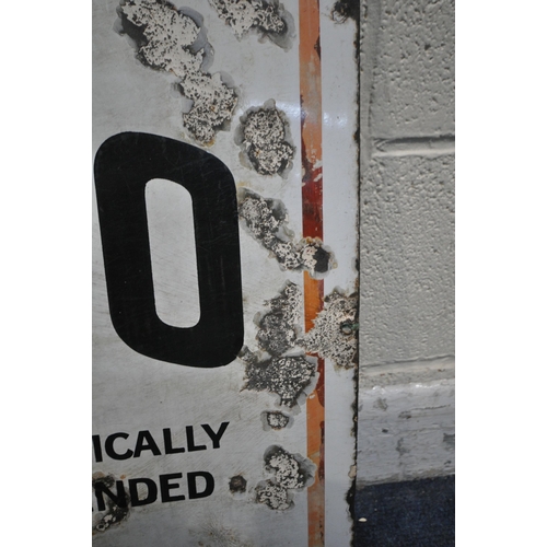 1316 - A RECTANGULAR ENAMEL ADVERTISING SIGN FOR CEYLINDO TEA, 92cm x 62cm (condition report: rusted, attem... 