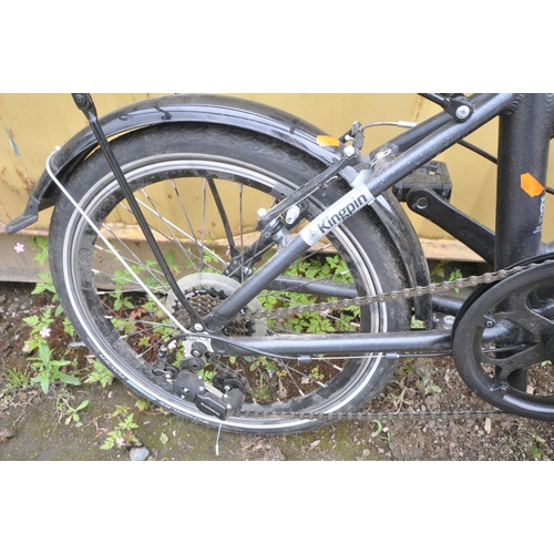 1031 - A DAWES KINGPIN ALUMINIUM FOLDING BIKE (condition report: good condition)