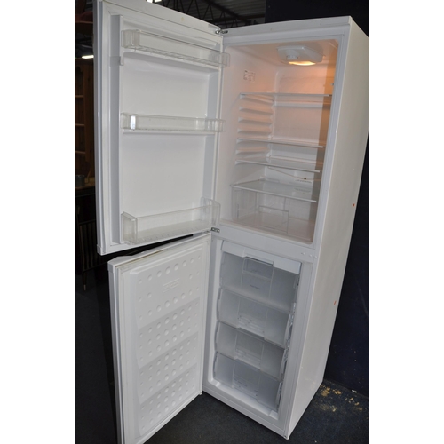 1079 - A BEKO CDA543FW FRIDGE FREEZER width 54cm depth 60cm height 182cm (PAT pass and working at 5 and -18... 