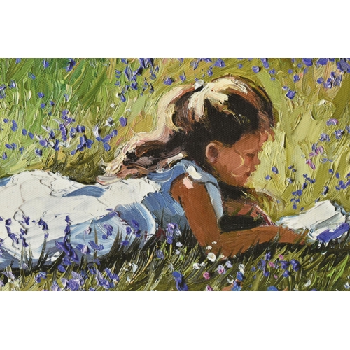 303 - SHERREE VALENTINE DAINES (BRITISH 1959) 'POETRY IN THE MEADOW', a signed limited edition print on bo... 