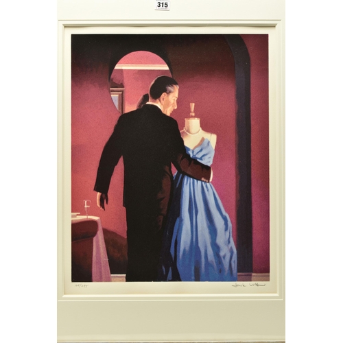 315 - JACK VETTRIANO (SCOTTISH 1951) 'ALTAR OF MEMORY', a signed limited edition silkscreen print on paper... 