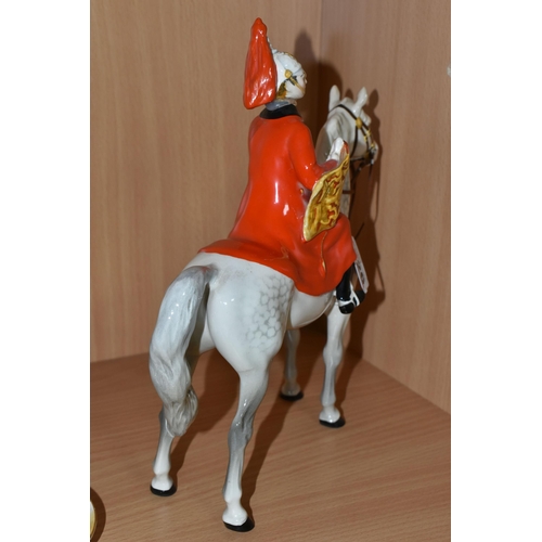 326 - A BESWICK LIFEGUARD, model 1624, style one, light dapple grey gloss (1) (Condition Report: reglued g... 