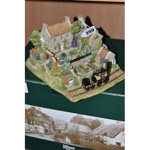 350 - A BOXED LIMITED EDITION LILLIPUT LANE SCULPTURE, Pockerley Manor - Beamish L2432 no 461/500 (no cert... 