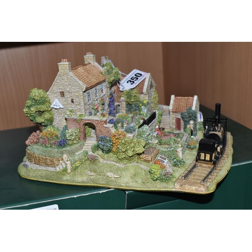 350 - A BOXED LIMITED EDITION LILLIPUT LANE SCULPTURE, Pockerley Manor - Beamish L2432 no 461/500 (no cert... 