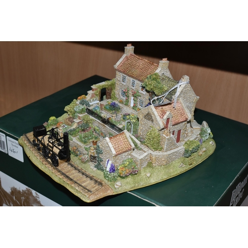 350 - A BOXED LIMITED EDITION LILLIPUT LANE SCULPTURE, Pockerley Manor - Beamish L2432 no 461/500 (no cert... 