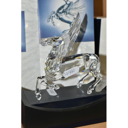 357 - TWO SWAROVSKI CRYSTAL 'FABULOUS CREATURES' FIGURES, boxed and with certificates, comprising Dragon 2... 