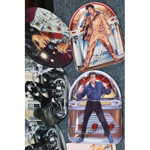 380 - A GROUP OF ELVIS PRESLEY THEMED COLLECTORS PLATES, twenty seven plates, together with a Forever Your... 