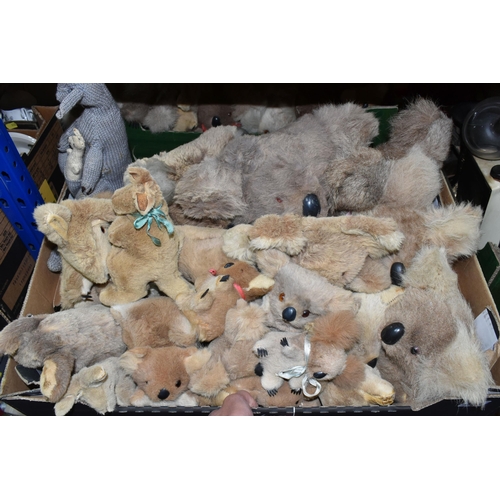 393 - A LARGE QUANTITY OF ASSORTED KOALA BEAR TOYS, assorted sizes and types and eras, also includes a sma... 