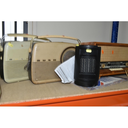 429 - A LARGE QUANTITY OF VINTAGE RADIOS, comprising three Bush portable FM radios, a TR130 Bush portable ... 