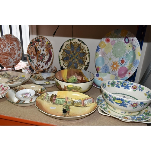 430 - A LARGE QUANTITY OF NAMED CERAMICS to include a Mason's 'Strathmore' bowl, plate, and double handled... 